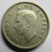 Load image into Gallery viewer, 1946 King George VI New Zealand Silver Sixpence Coin
