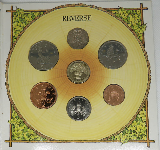 1987 United Kingdom Brilliant Uncirculated Coin Collection