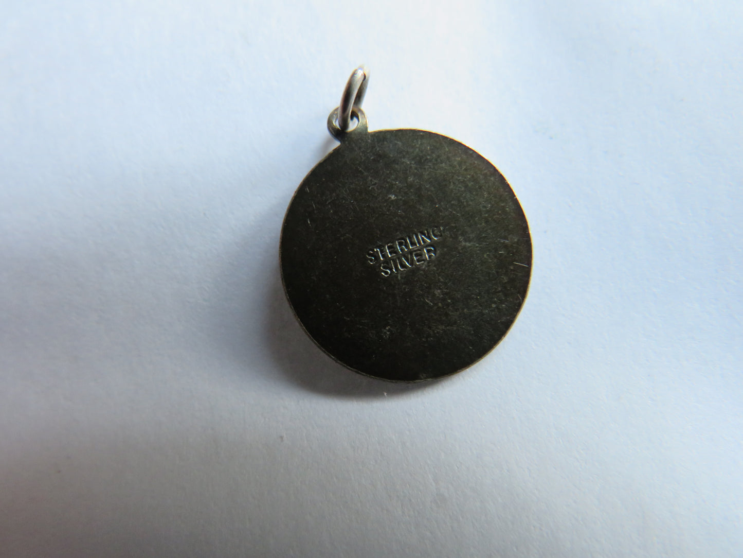 Vintage Sterling Silver St Christopher Pendant