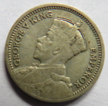 Load image into Gallery viewer, 1933 King George V New Zealand Silver Threepence Coin
