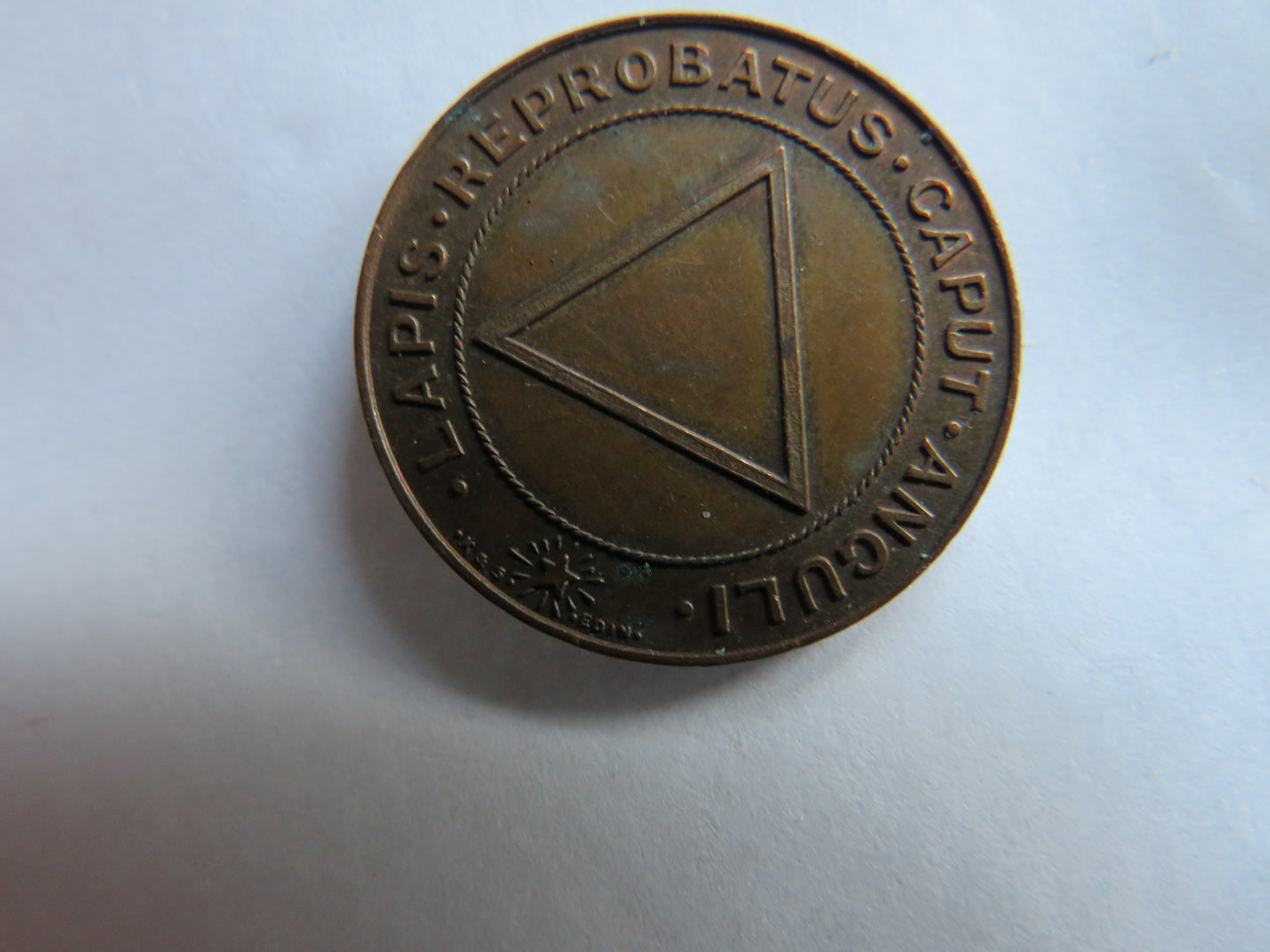 Lodge Queen's Edinburgh Rifles (The Royal Scots) Masonic Mark Token