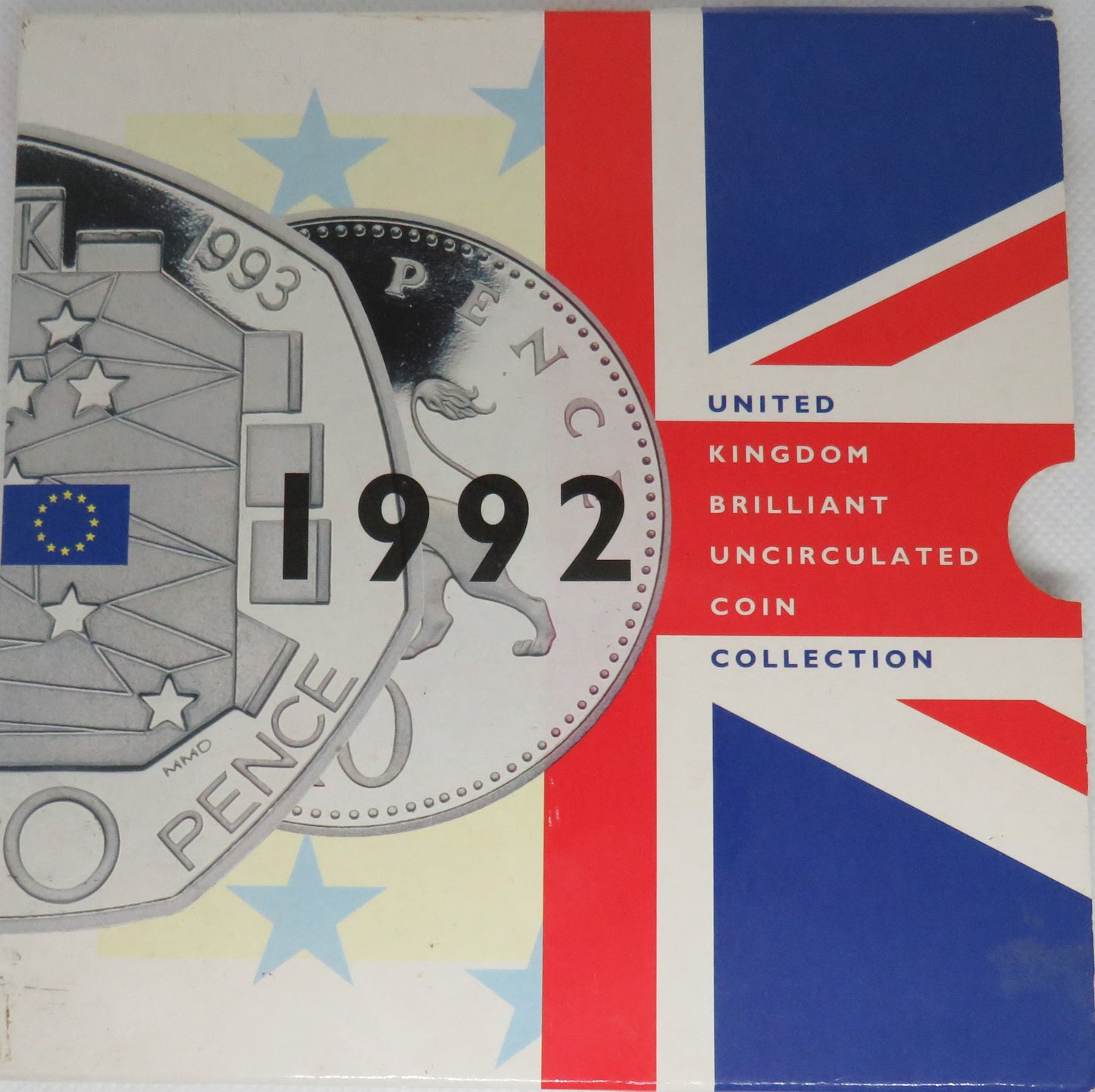 1992 United Kingdom BUNC Coin Collection Which Includes The 1992-93 EEC 50p