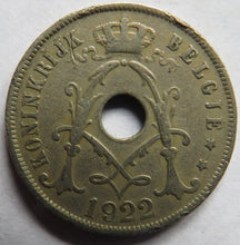 Load image into Gallery viewer, 1922 Belgium 25 Centimes Coin
