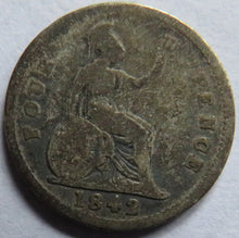 Load image into Gallery viewer, 1842 Queen Victoria Silver Fourpence / Groat Coin
