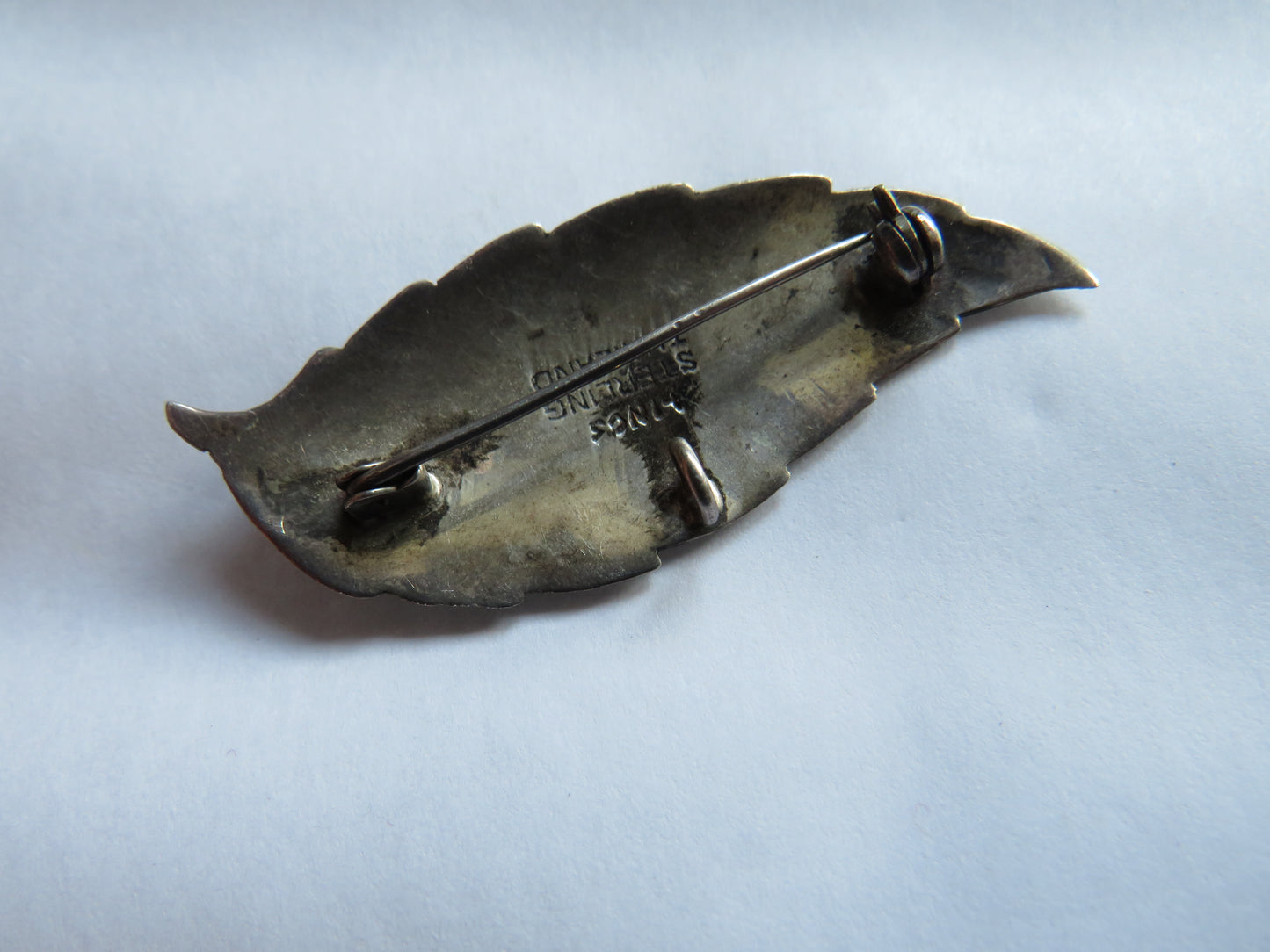 Vintage Sterling Silver Brooch From Thailand