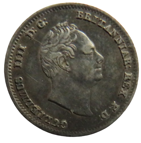 1836 King William IV Silver Fourpence / Groat Coin