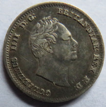 Load image into Gallery viewer, 1836 King William IV Silver Fourpence / Groat Coin
