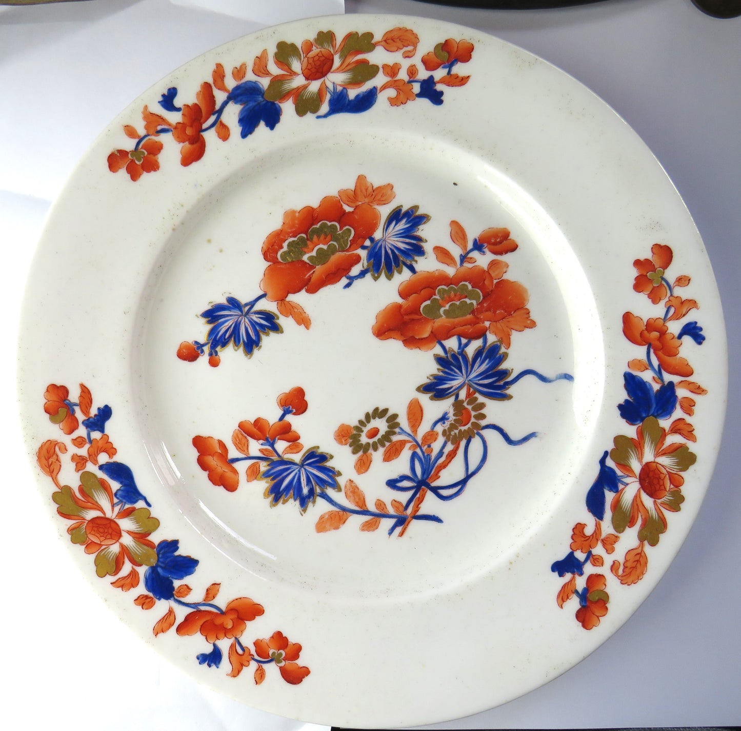 Antique Chamberlain Royal China Worcester Imari Plate