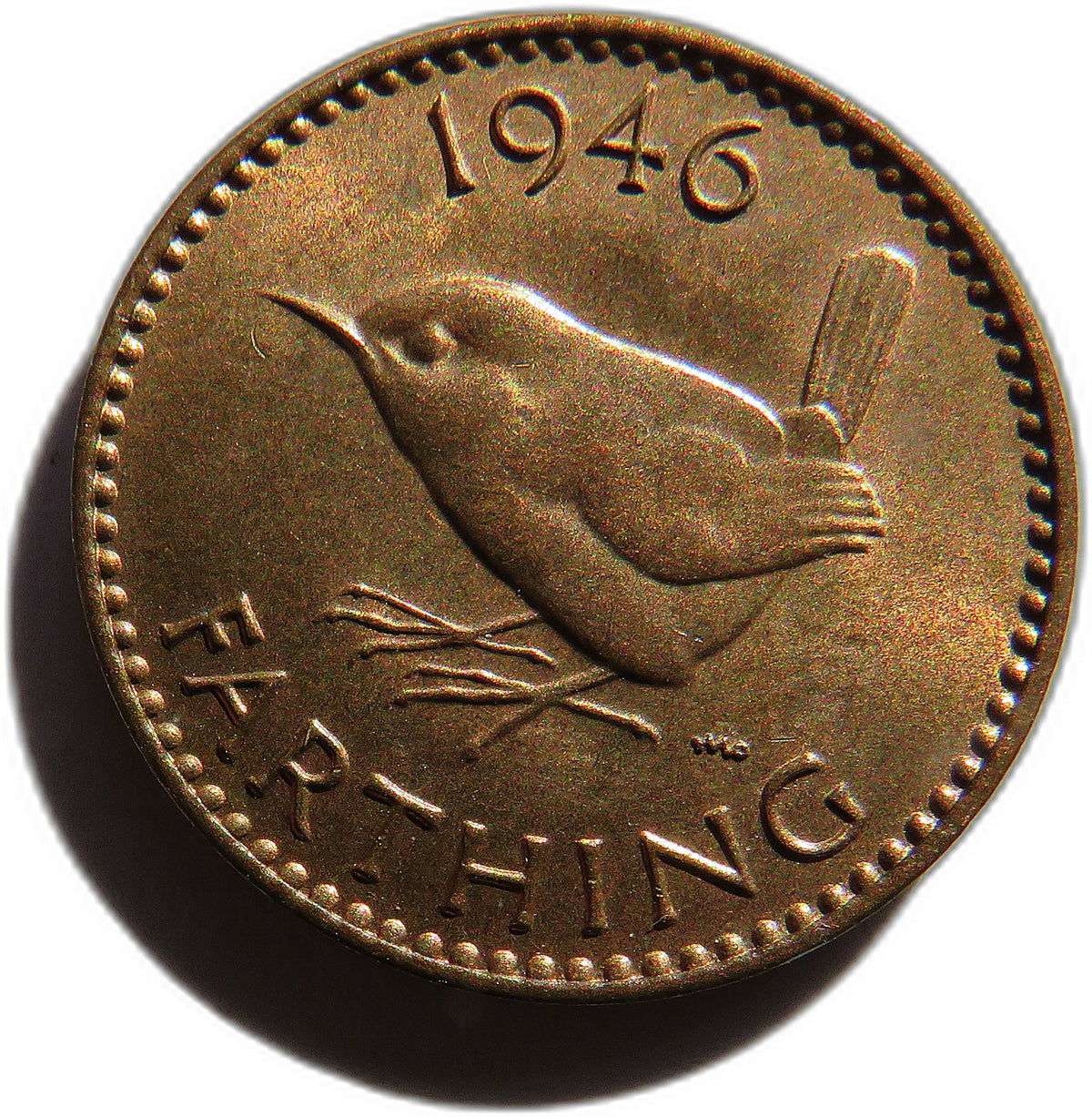 1946 King George VI Farthing Coin In High Grade - Great Britain