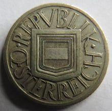 Load image into Gallery viewer, 1926 Austria Silver 1/2 Schilling Coin
