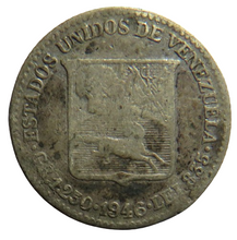 Load image into Gallery viewer, 1946 Venezuela Silver 25 Centimos Coin
