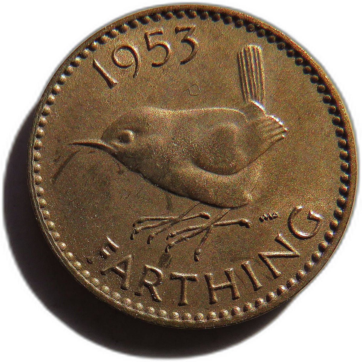 1953 Queen Elizabeth II Farthing Coin In High Grade - Great Britain