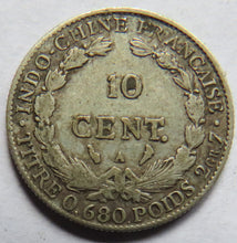 Load image into Gallery viewer, 1922 French Indo-China Silver 10 Cents Coin
