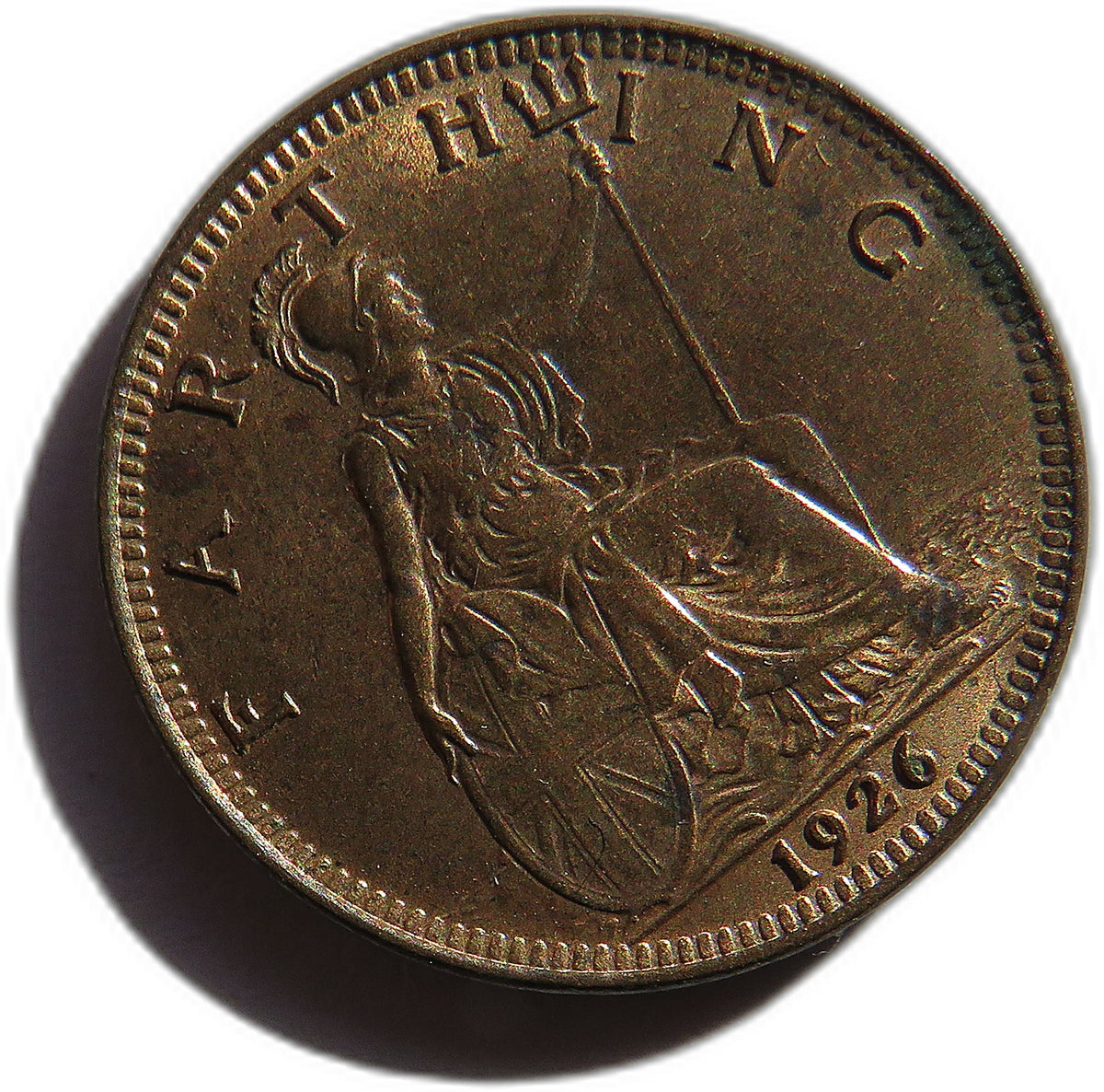 1926 King George V Farthing Coin In High Grade - Great Britain