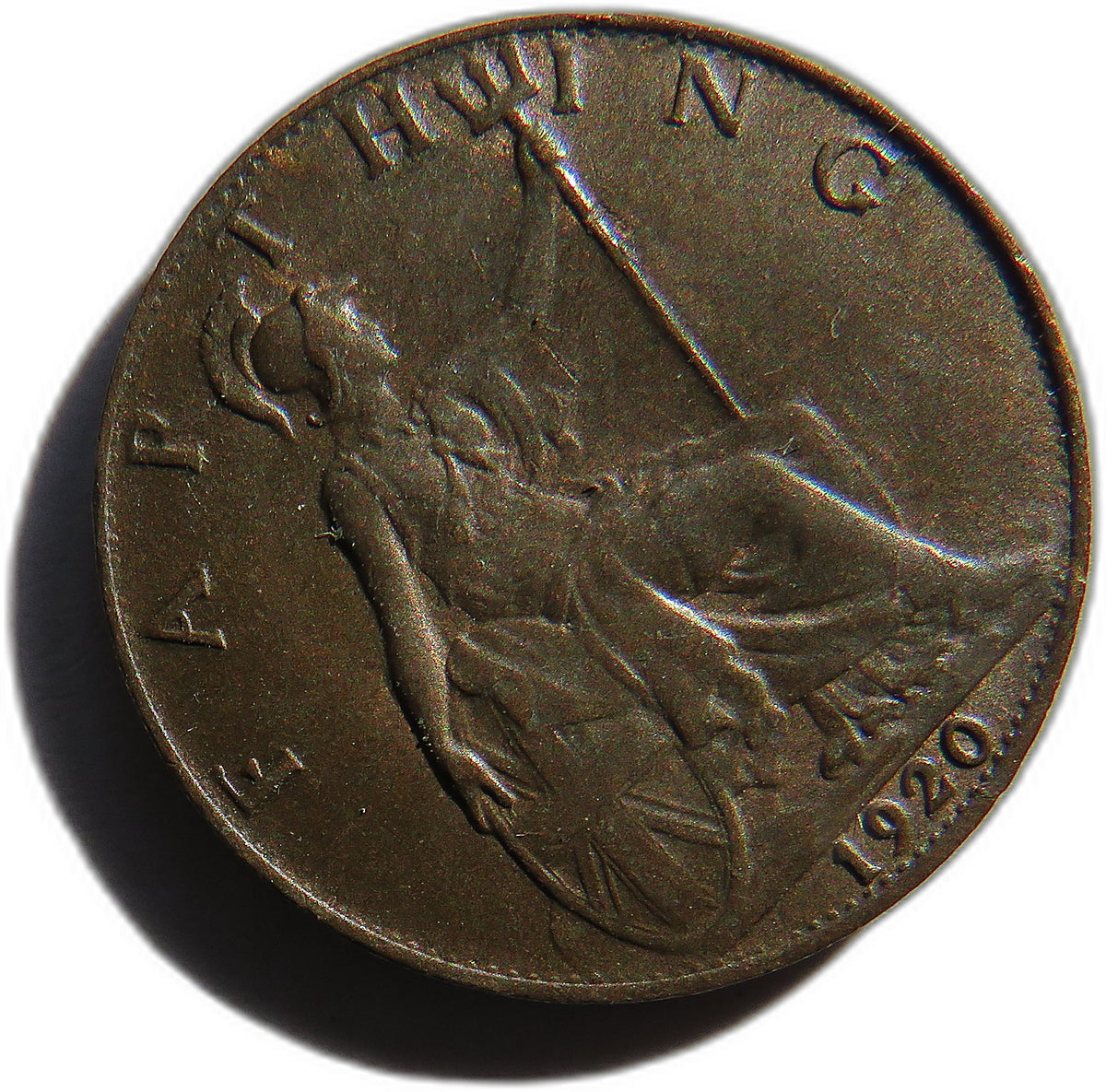 1920 King George V Farthing Coin In Higher Grade - Great Britain