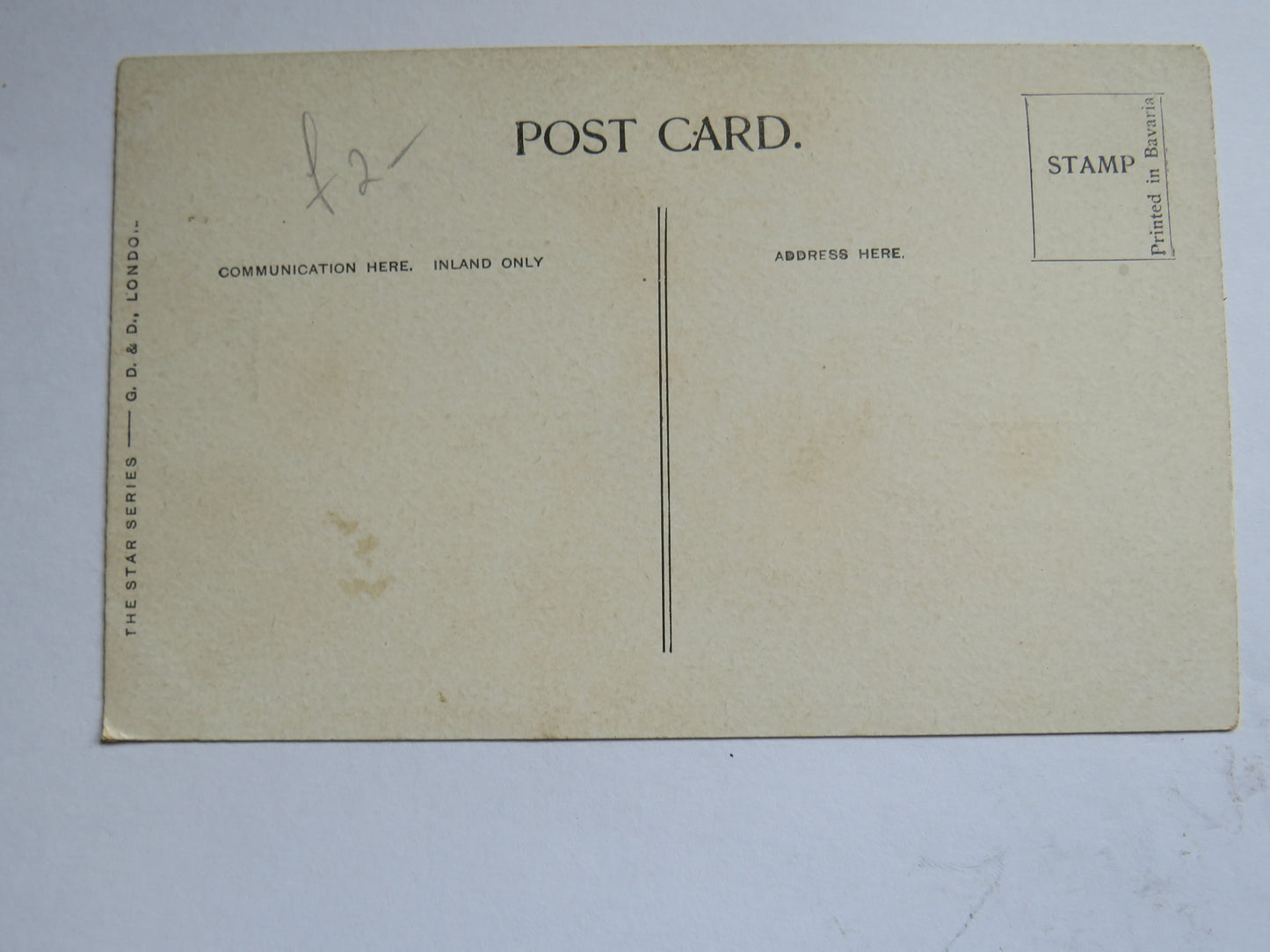Vintage Warship Postcard of H.M.S. Ranger (Torpedo Destroyer)