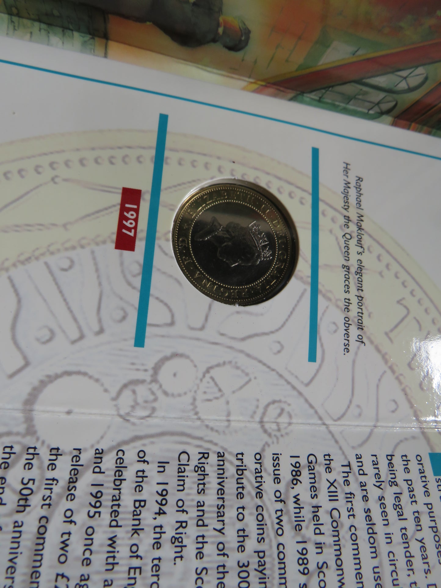 1997 United Kingdom Brilliant Uncirculated £2 Coin Pack