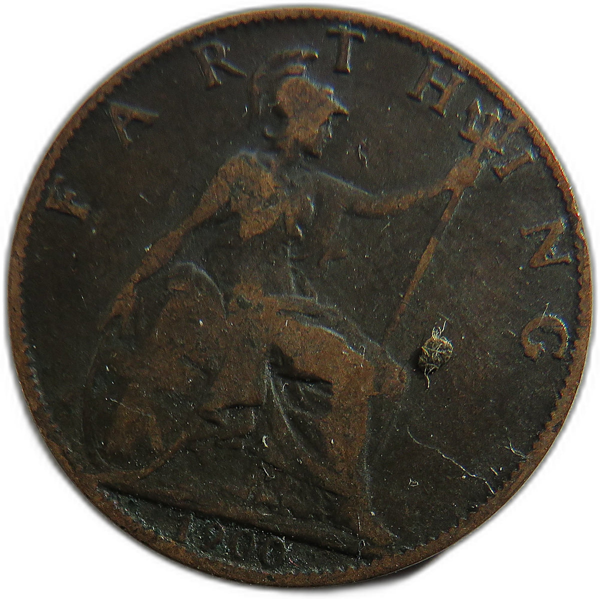 1900 Queen Victoria Farthing Coin - Great Britain