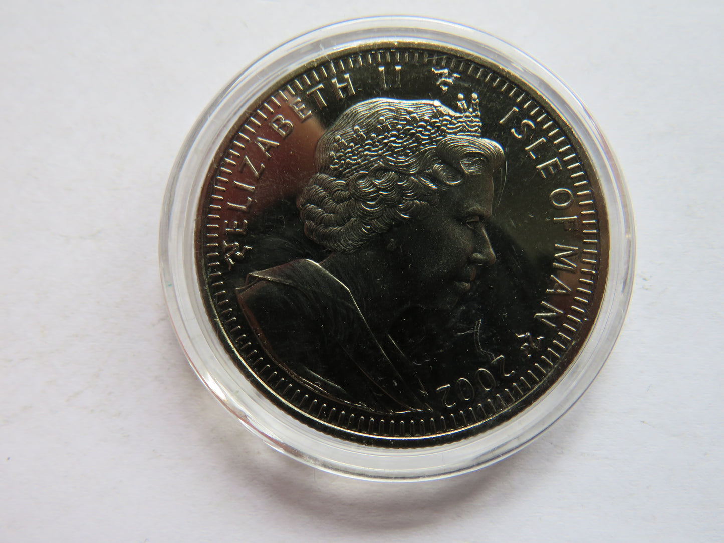 2002 Isle of Man One Crown Coin Life of Queen Mother
