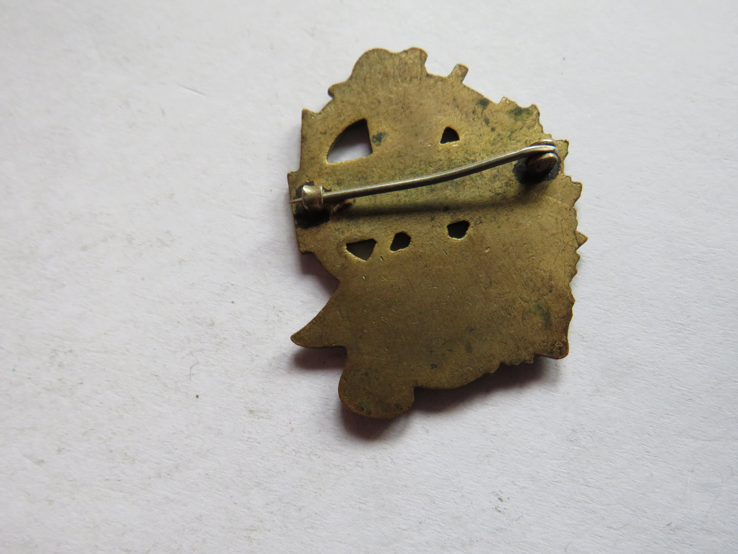 Antique Canadian Curlers Scotland 1926 Enamel Badge