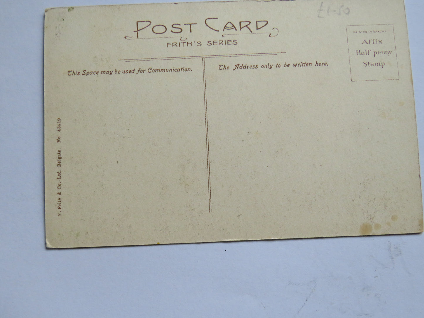 Vintage Postcard of Hindhead Nutcombe Valley
