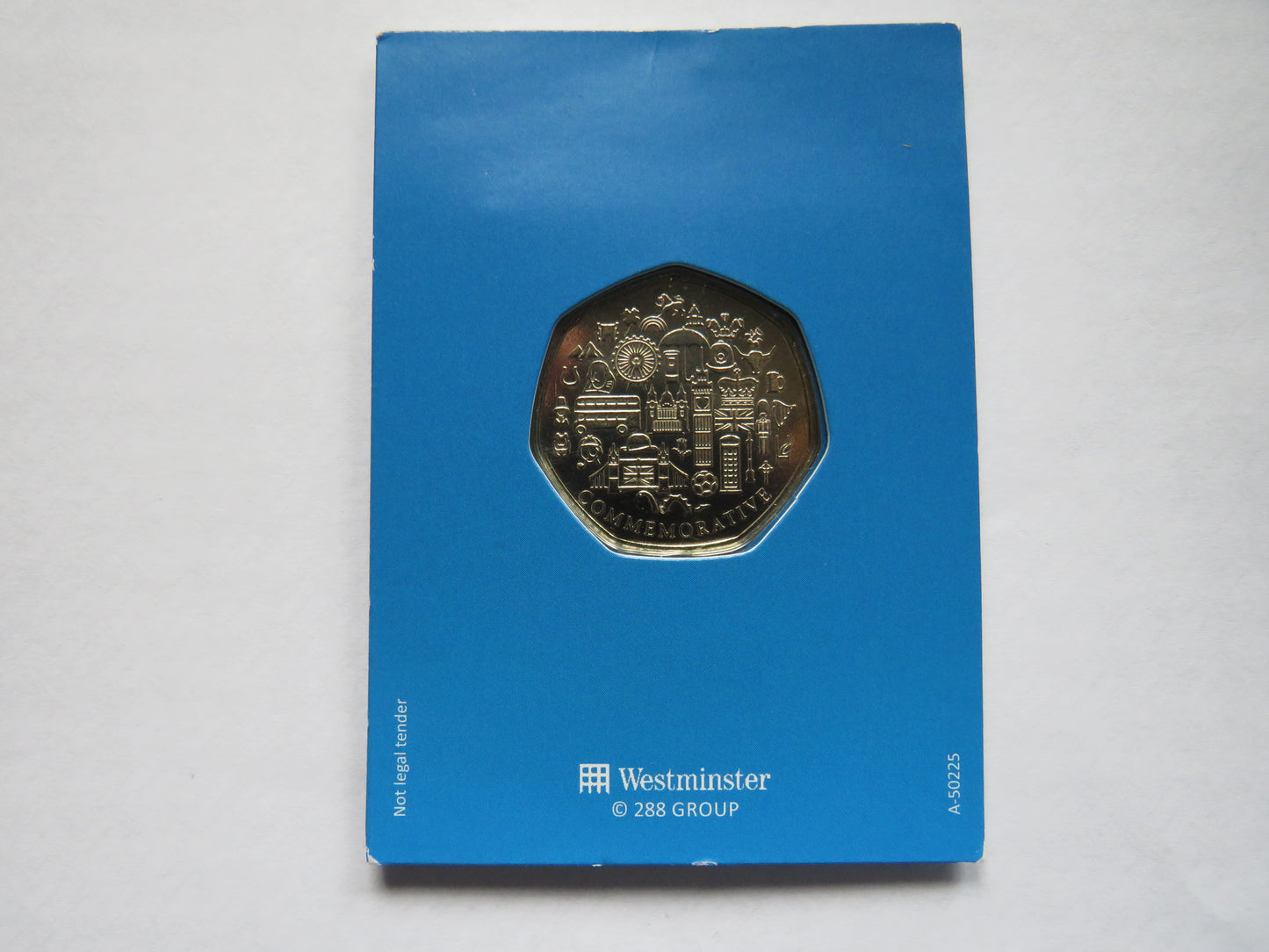 Great British Birds Blue Tit Collector Edition Coin In Shape of 50p By Westminster