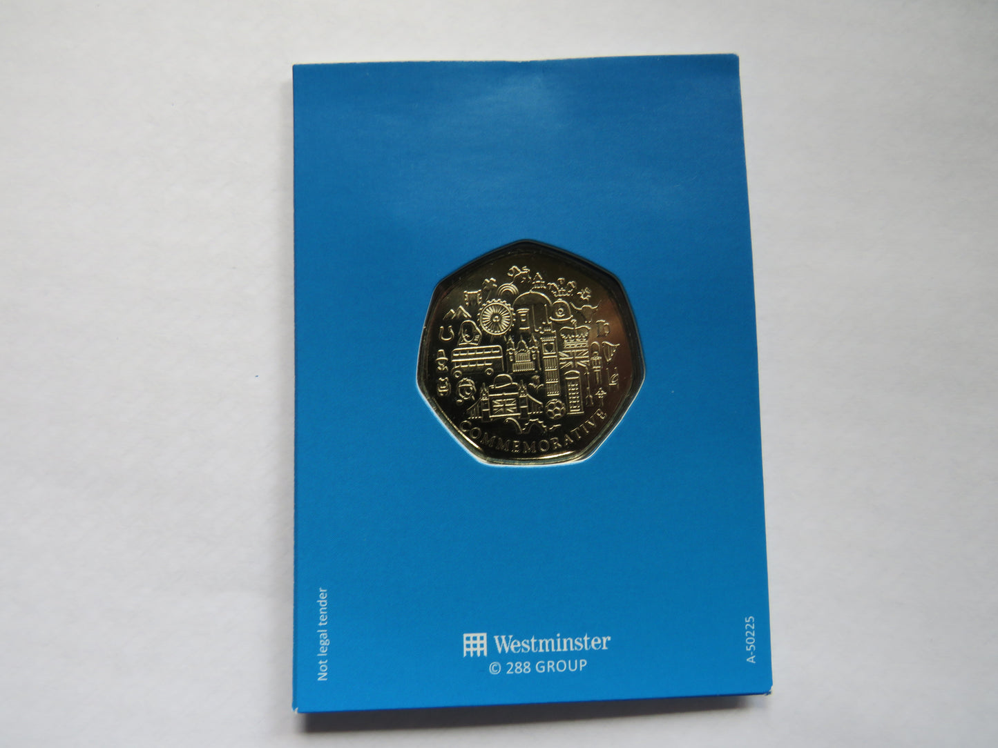 Great British Birds Green Woodpecker Collector Edition Coin In Shape of 50p By Westminster