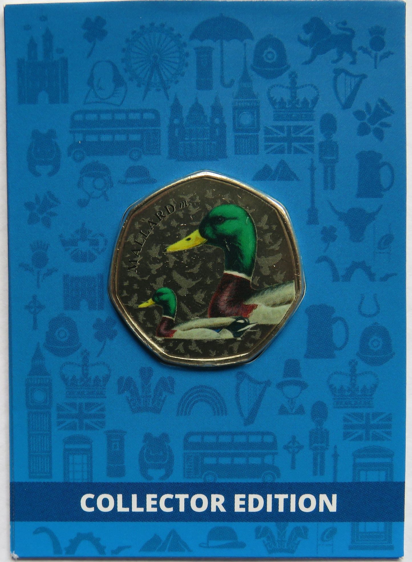 Great British Birds Mallard Collector Edition Coin In Shape of 50p By Westminster
