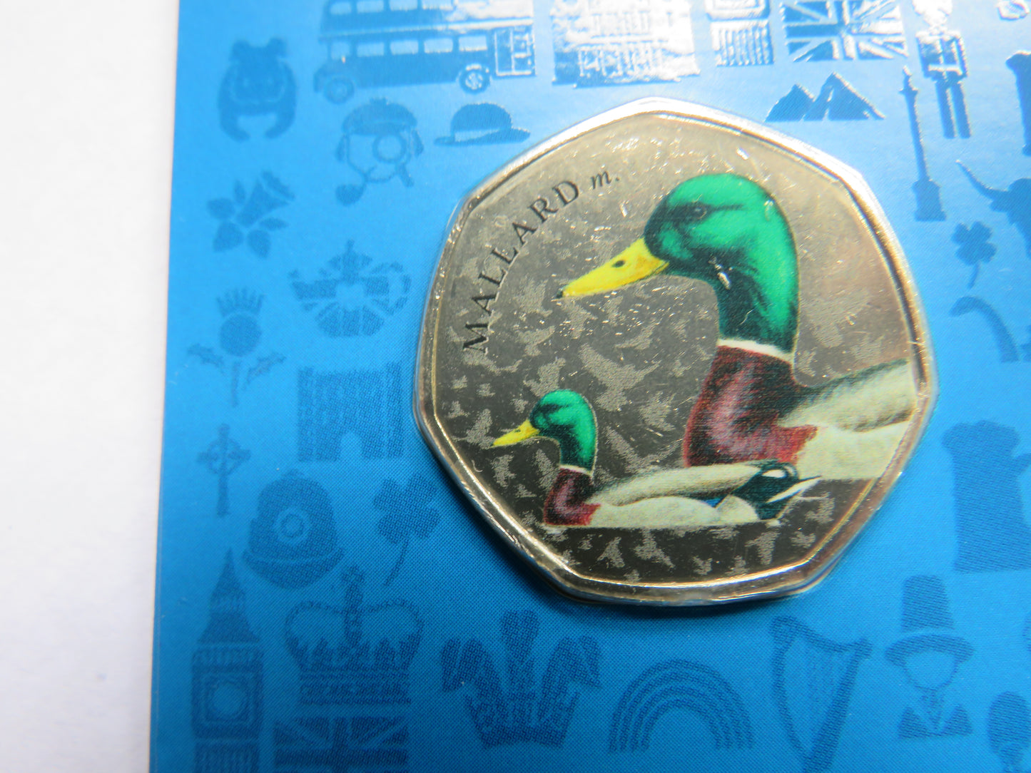 Great British Birds Mallard Collector Edition Coin In Shape of 50p By Westminster