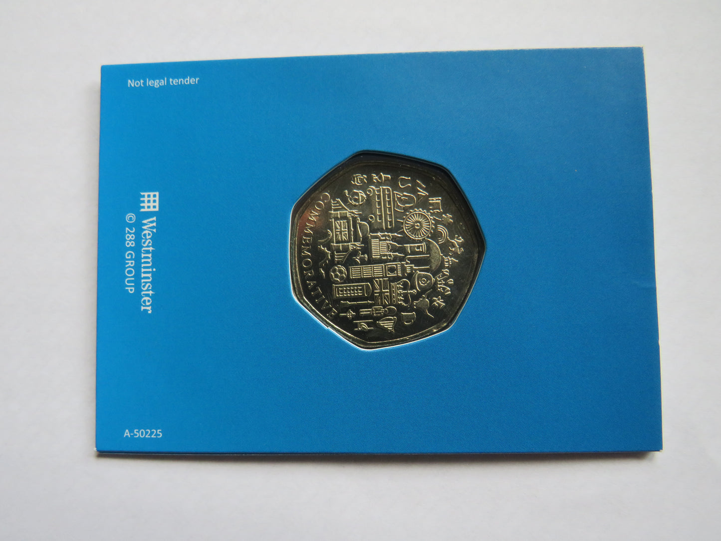 Great British Birds Moorhen Collector Edition Coin In Shape of 50p By Westminster