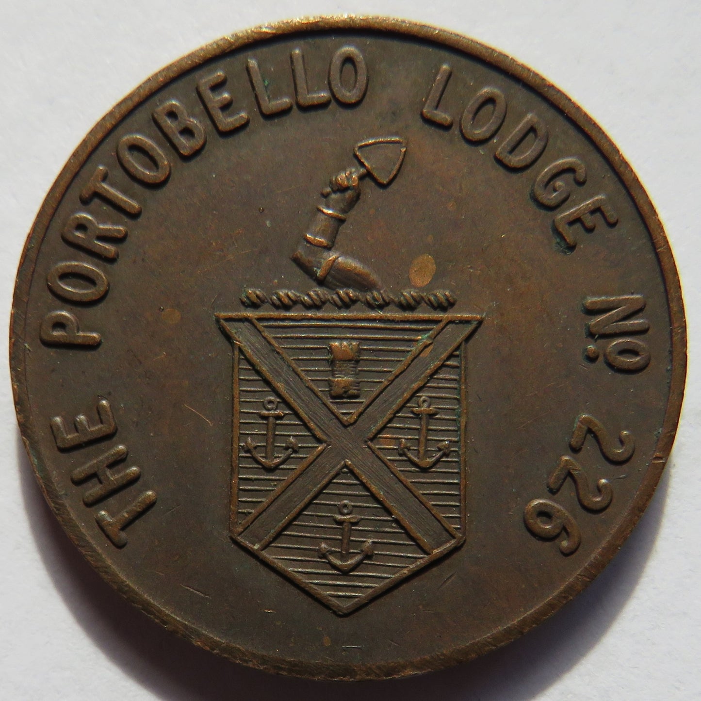 The Portobello Lodge No 226 Masonic Mark Token
