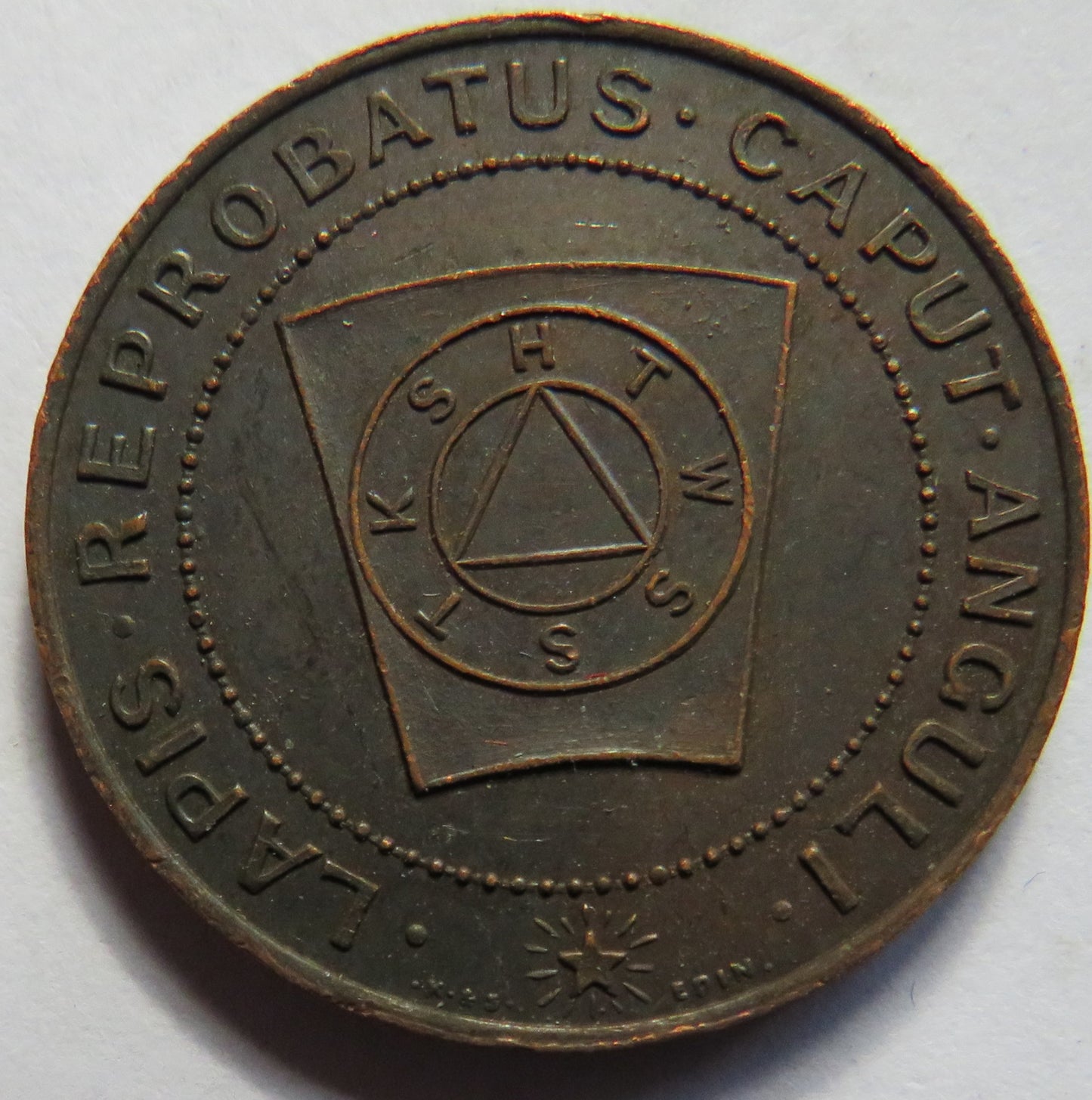 Lodge Saint Margaret No 548 Masonic Mark Token