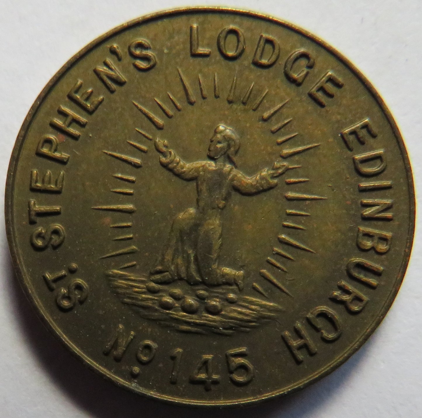 St. Stephen's Lodge Edinburgh No.145 Masonic Token
