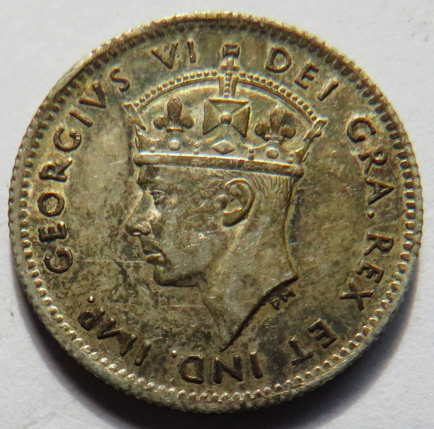 1941 King George VI Newfoundland Silver 5 Cents Coin High Grade
