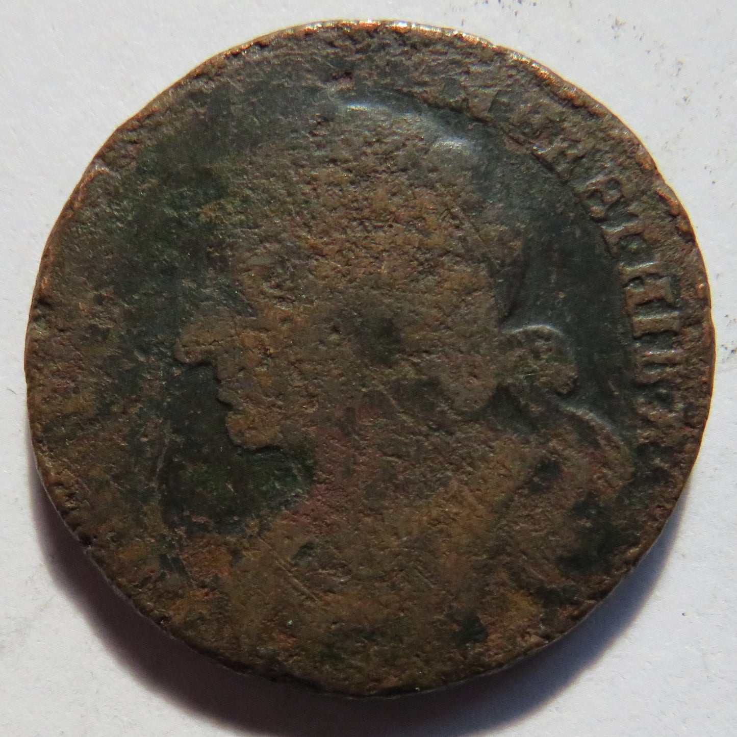 1678 King Charles II Scotland Bawbee / Sixpence Coin