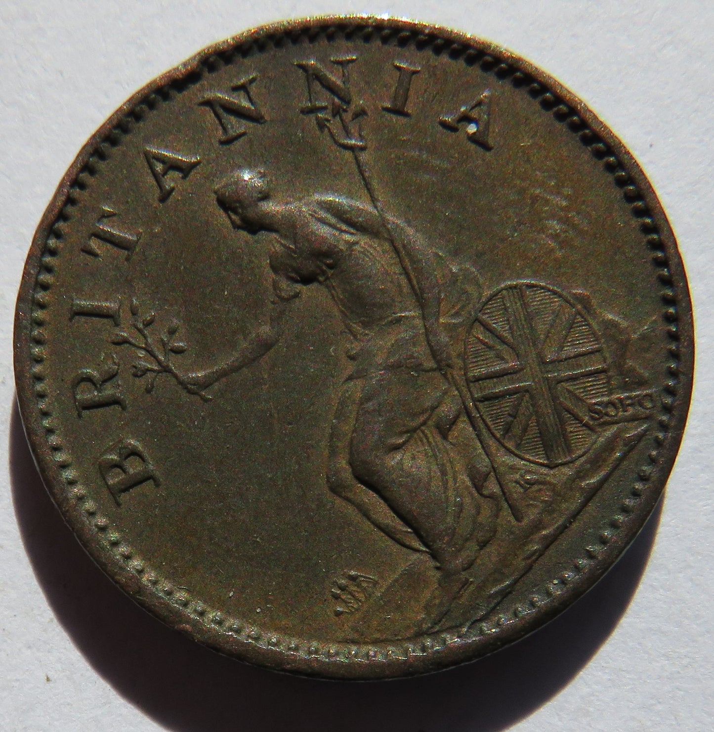 1806 King George III Farthing Coin - Great Britain