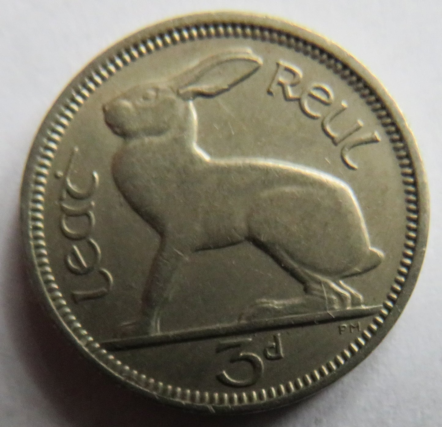 1965 Ireland Eire Threepence Coin