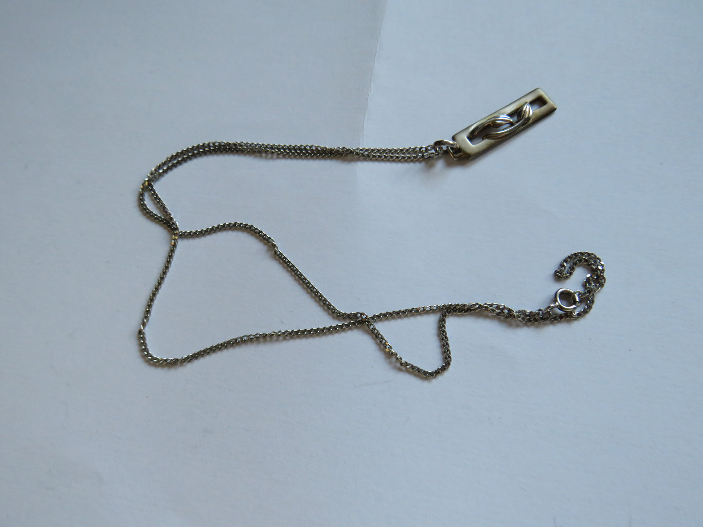 Stylish Sterling Silver Ladies Necklace & Pendant By Kit Heath In Style of Macintosh