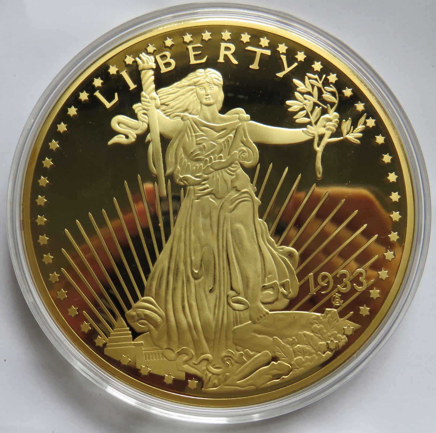 2014 -1933 Double Eagle Large Commemorative Coin / Medal 100mm