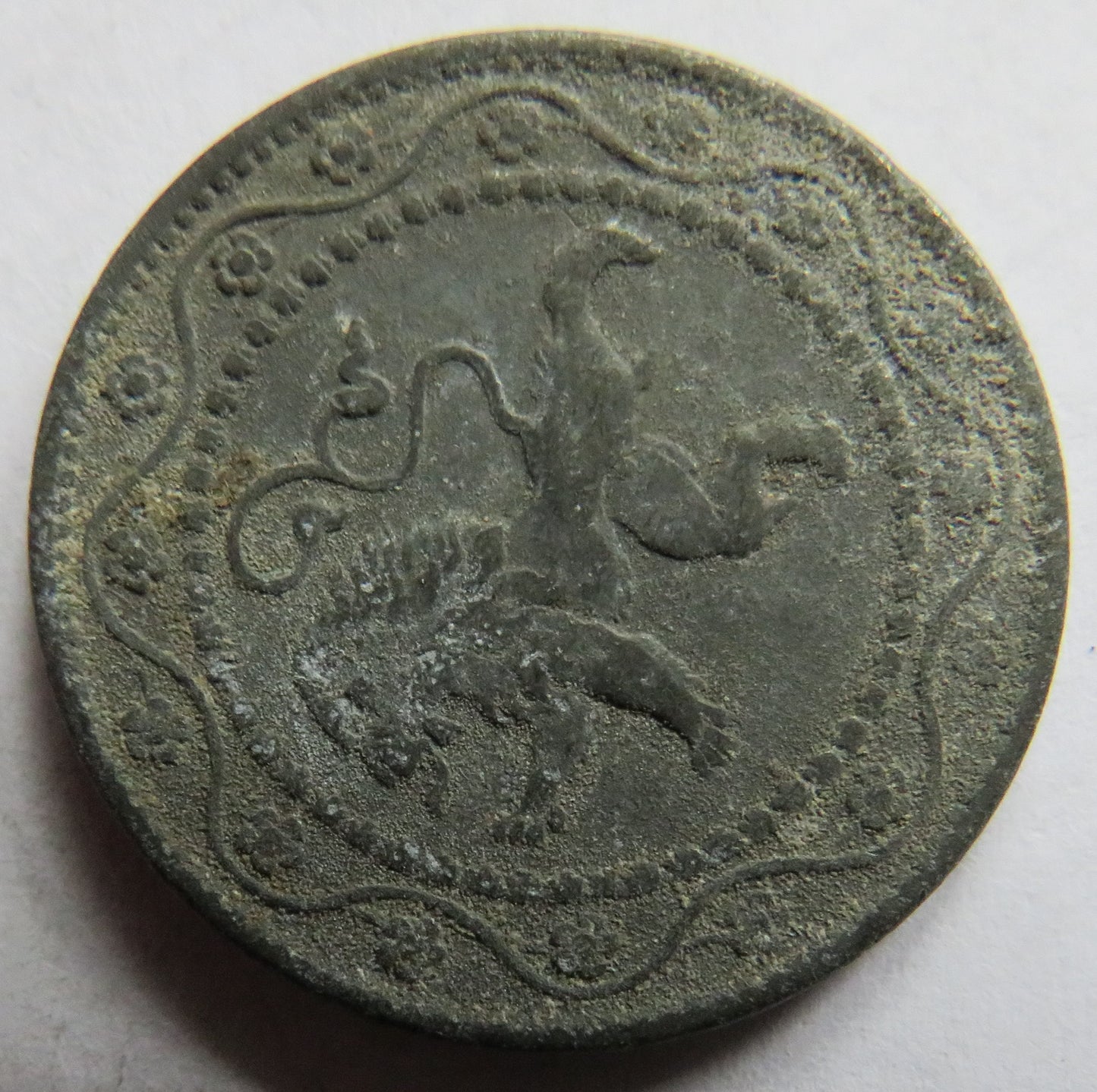 1915 Belgium 25 Centimes Coin