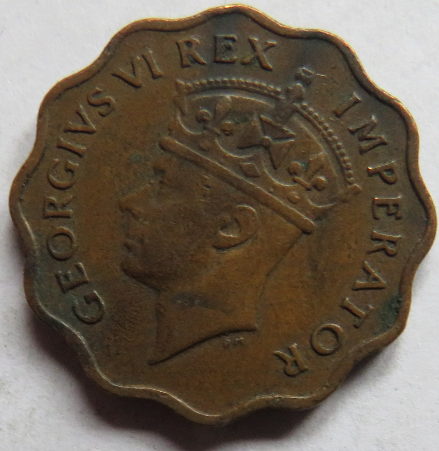 1942 Cyprus One Piastre Coin