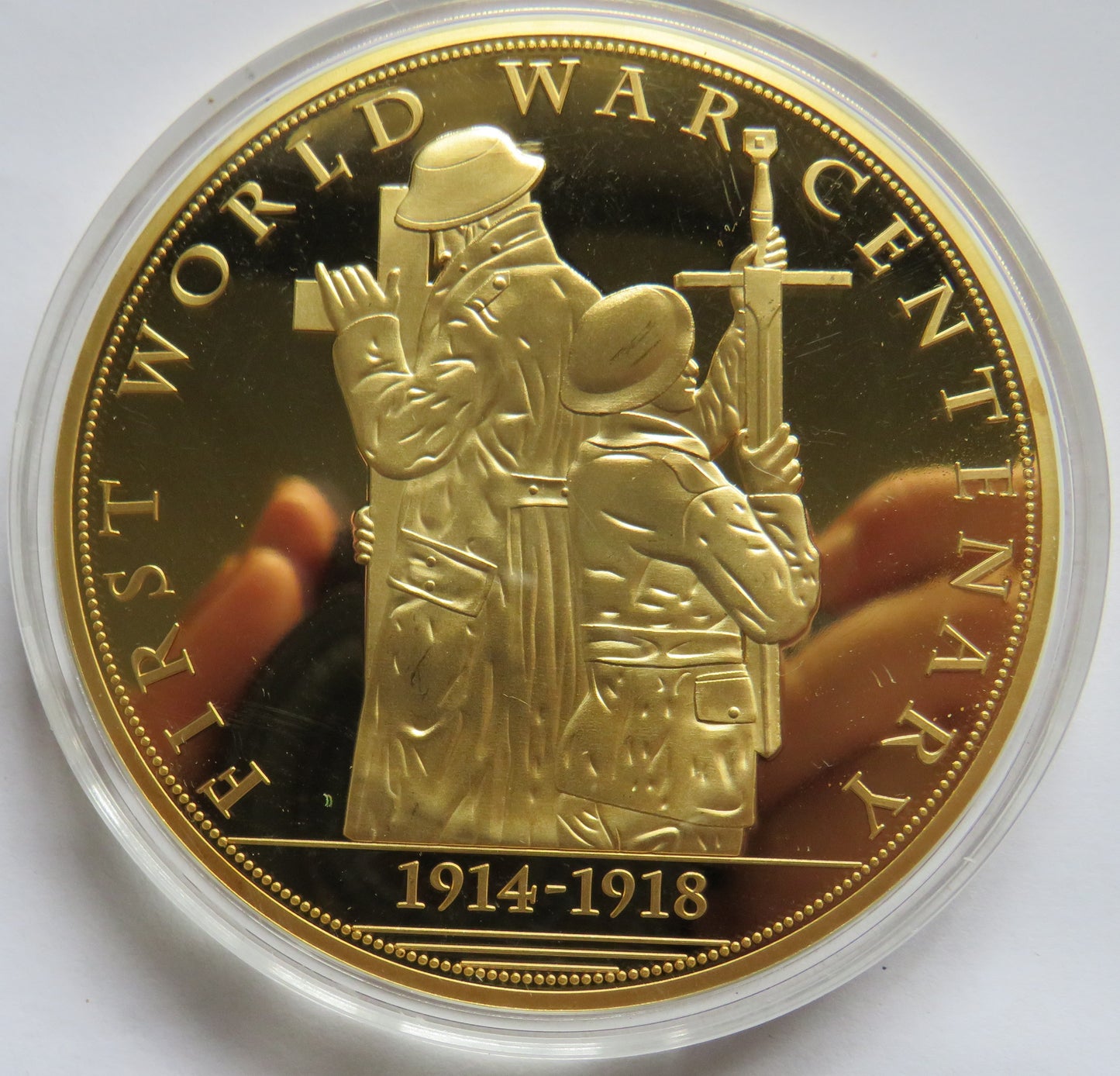 1914-1918 First World War Centenary Large Commemorative Coin / Medal Battle of the Somme