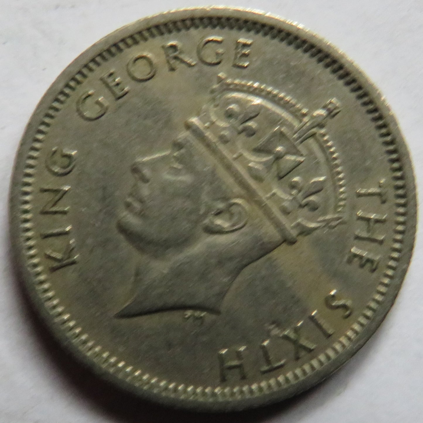 1950 Commissioners of Currency Malaya 10 Cents Coin