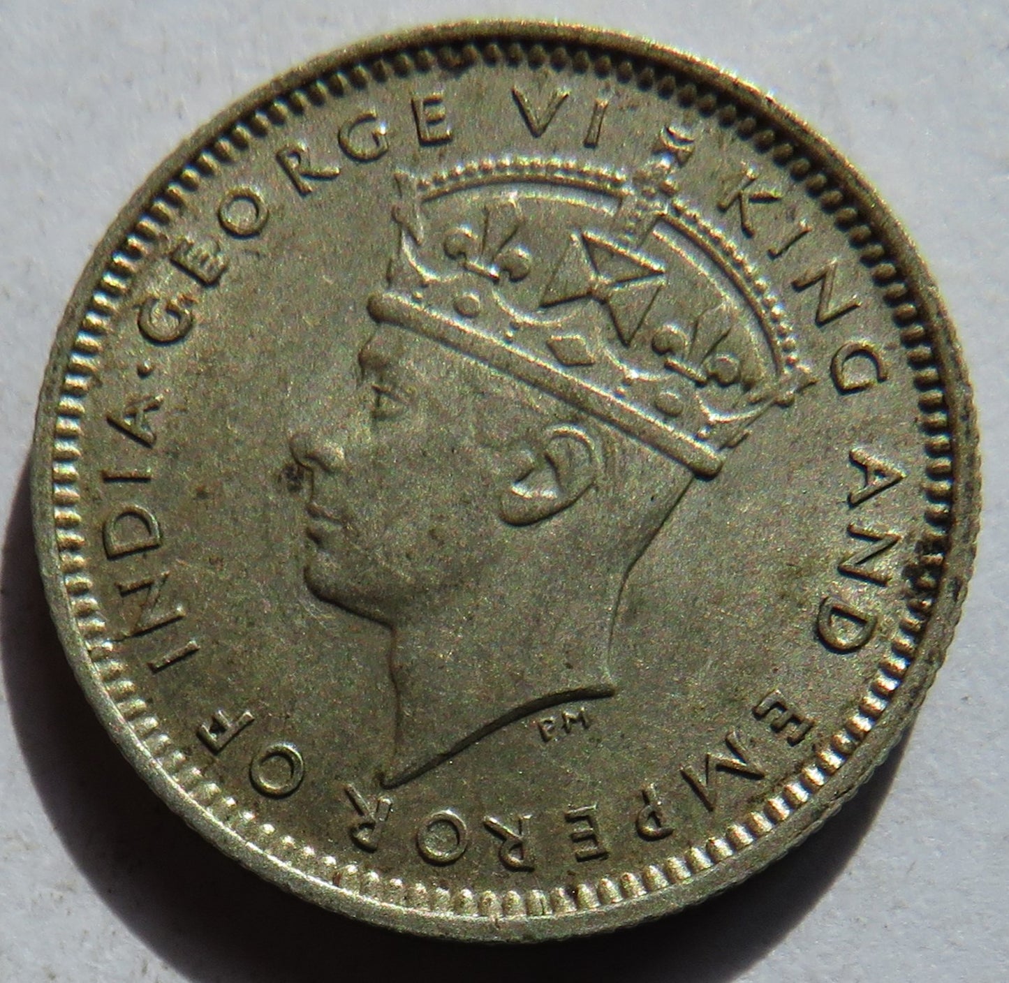 1941 Commissioners of Currency Malaya Silver 10 Cents Coin