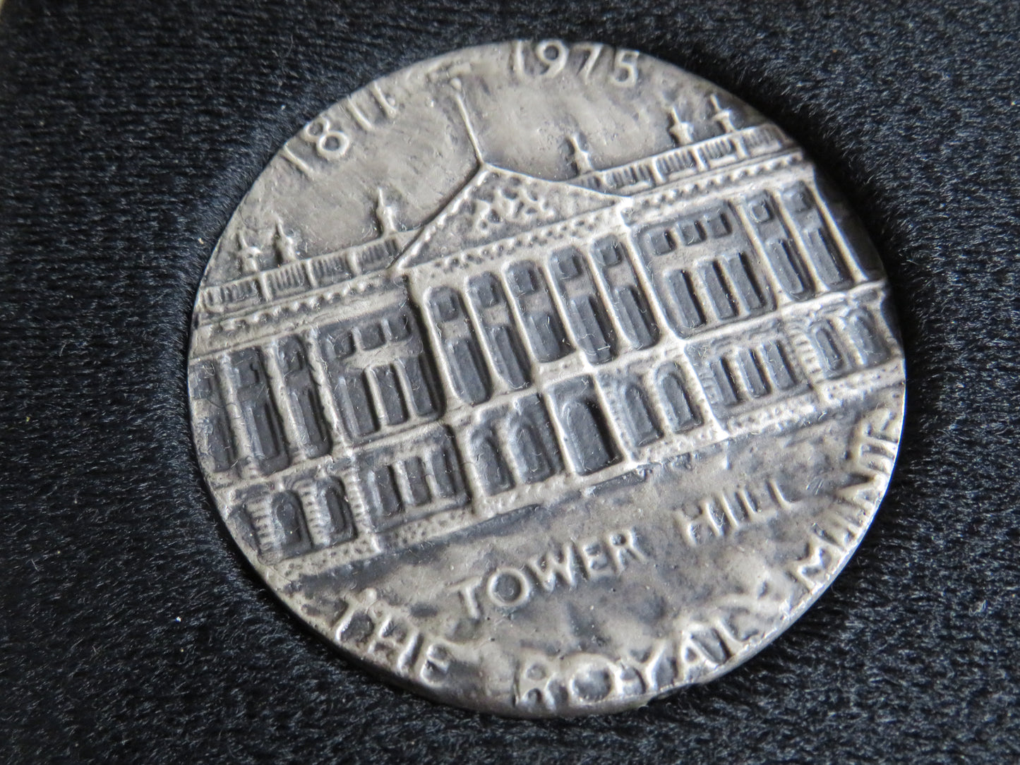 End of Production At Tower Hill 1975 Silver Medal By The Royal Mint