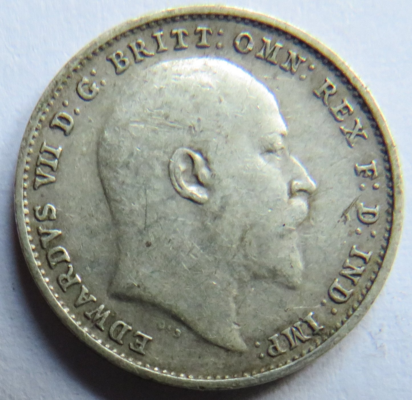 1903 King Edward VII Silver Threepence Coin - Great Britain