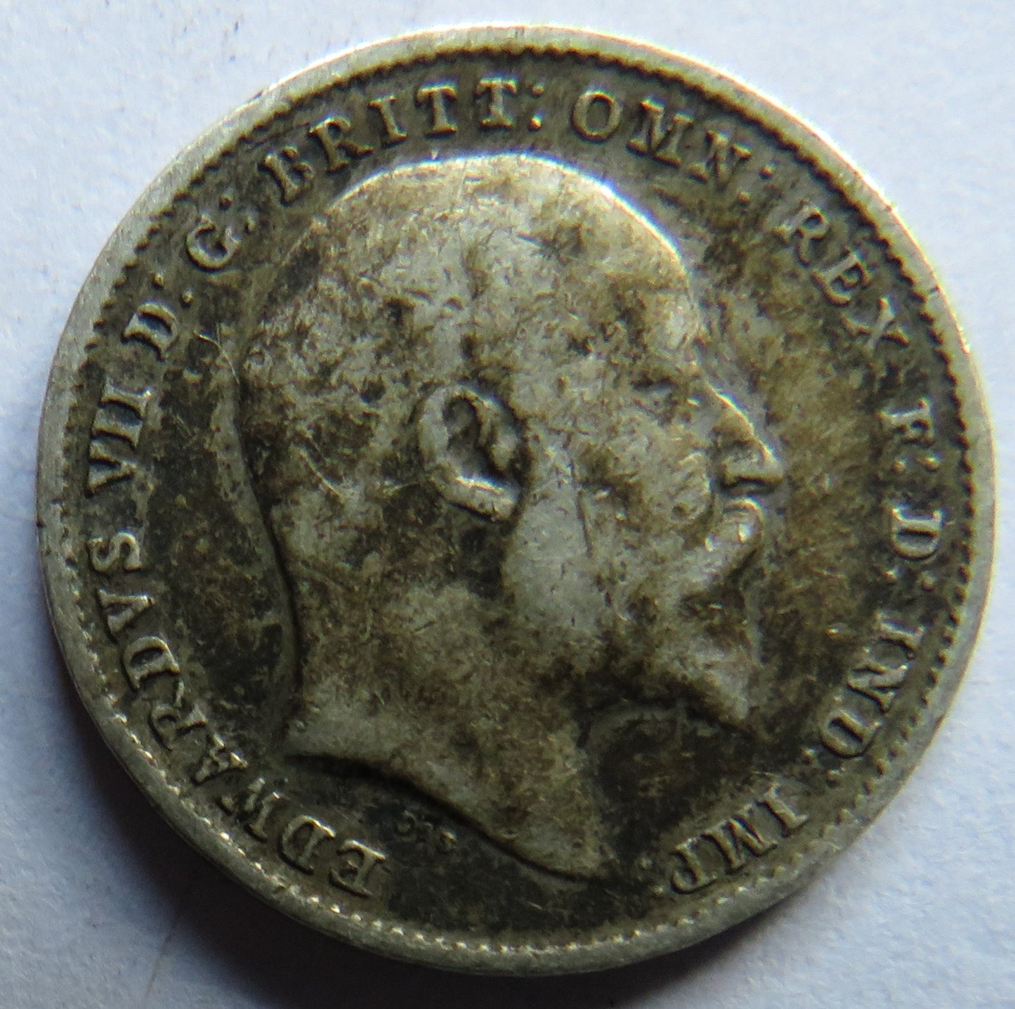 1902 King Edward VII Silver Threepence Coin - Great Britain