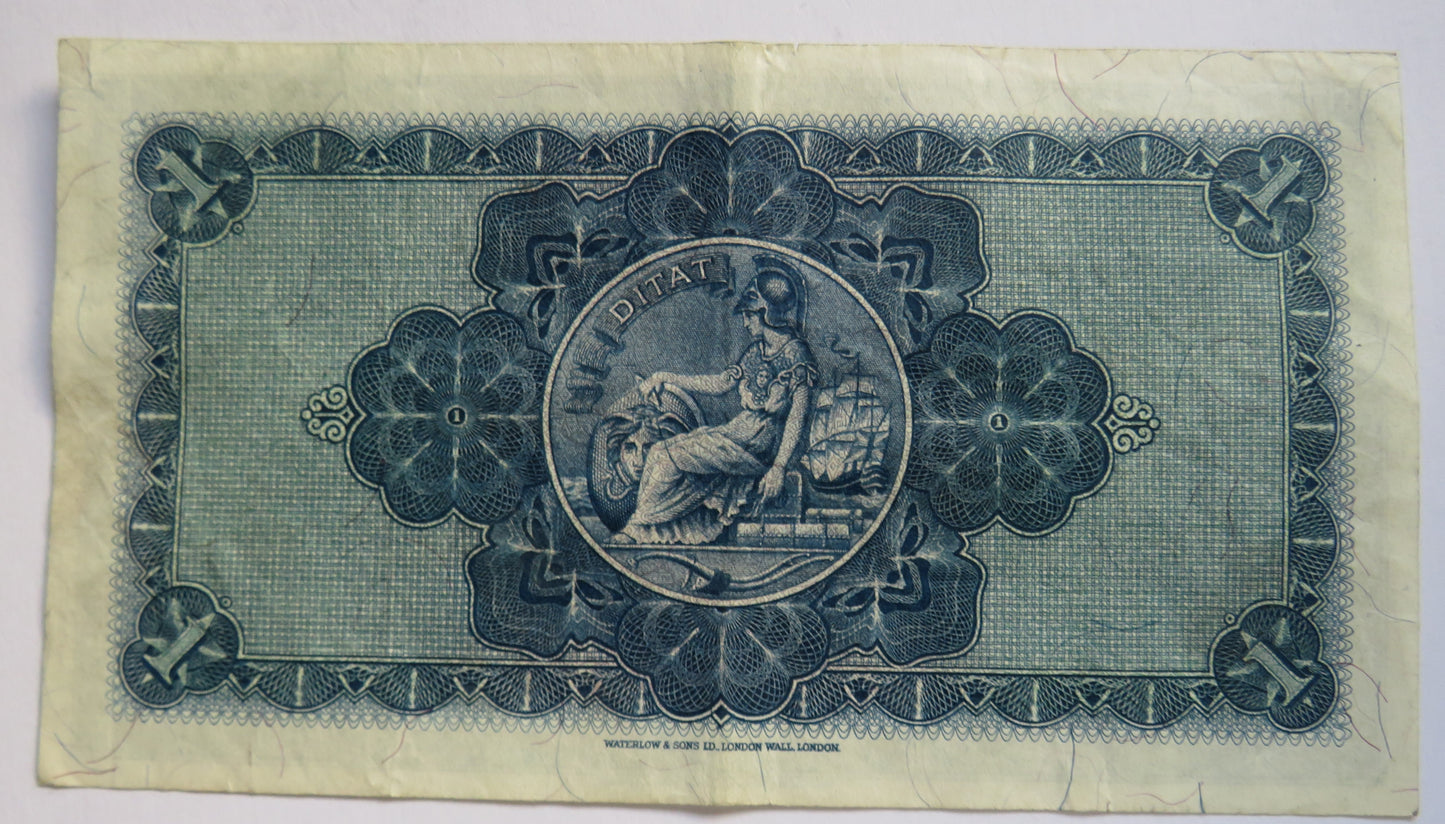 1960 The British Linen Bank £1 One Pound Banknote P/3