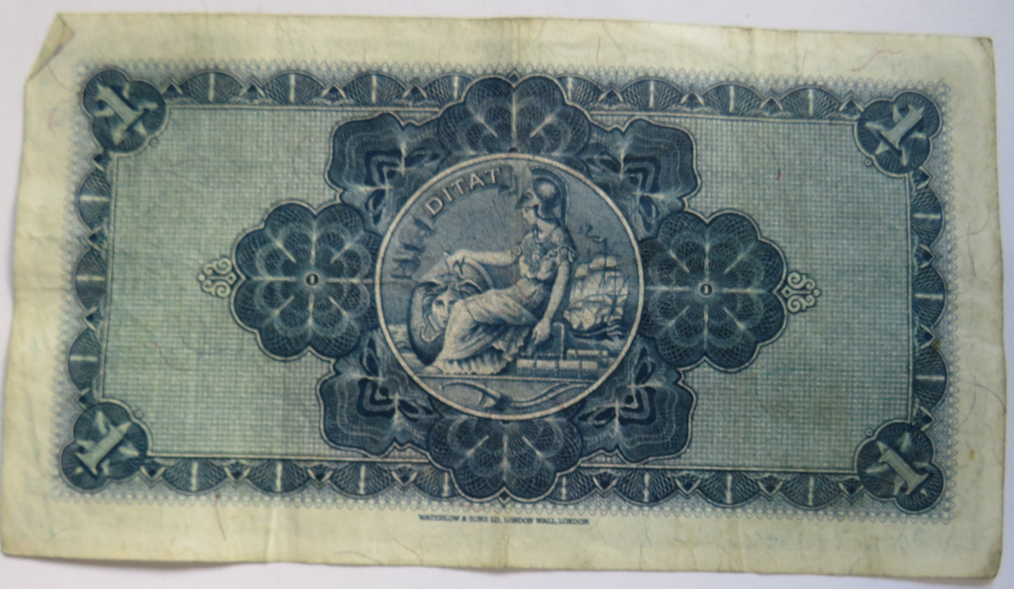1960 The British Linen Bank £1 One Pound Banknote M/3