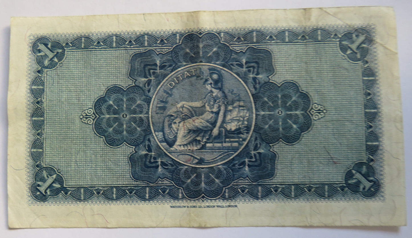 1960 The British Linen Bank £1 One Pound Banknote P/3